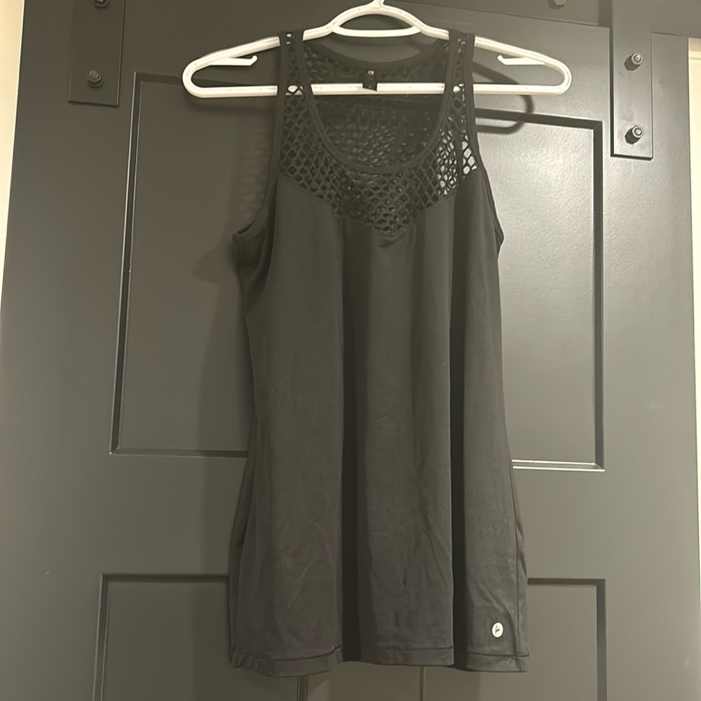 Black tank top